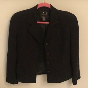 Black crepe blazer